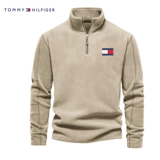 Half-Zip Sweatshirt – Fleece Long Sleeve