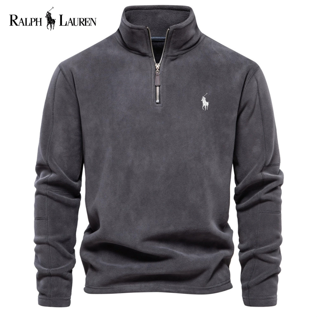 Half-Zip Sweatshirt – Fleece Long Sleeve