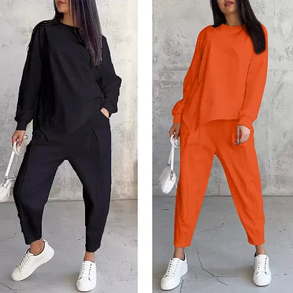 ASYRA LONG SLEEVE SWEATER AND PANTS SET
