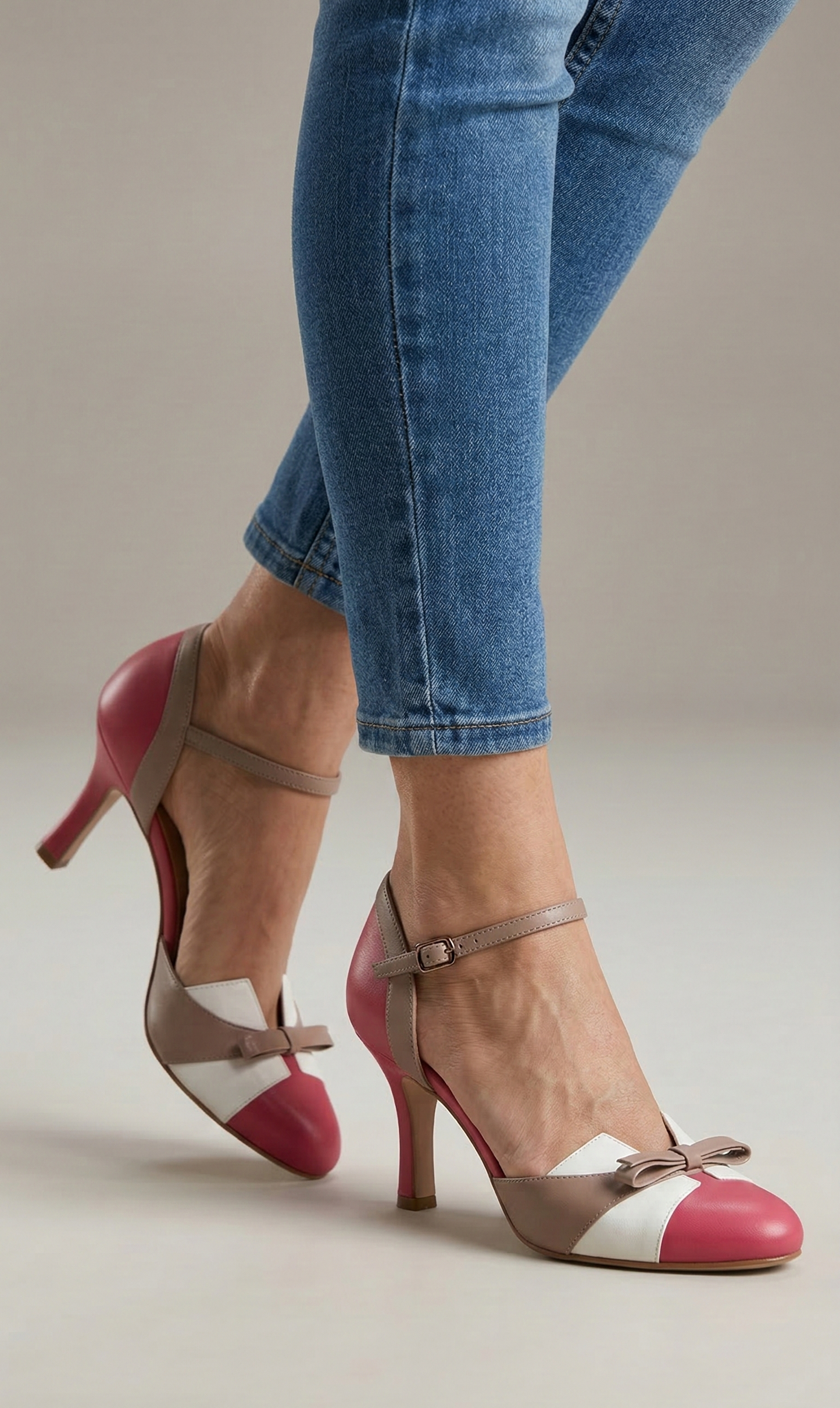 Elise | Comfortable leather heels