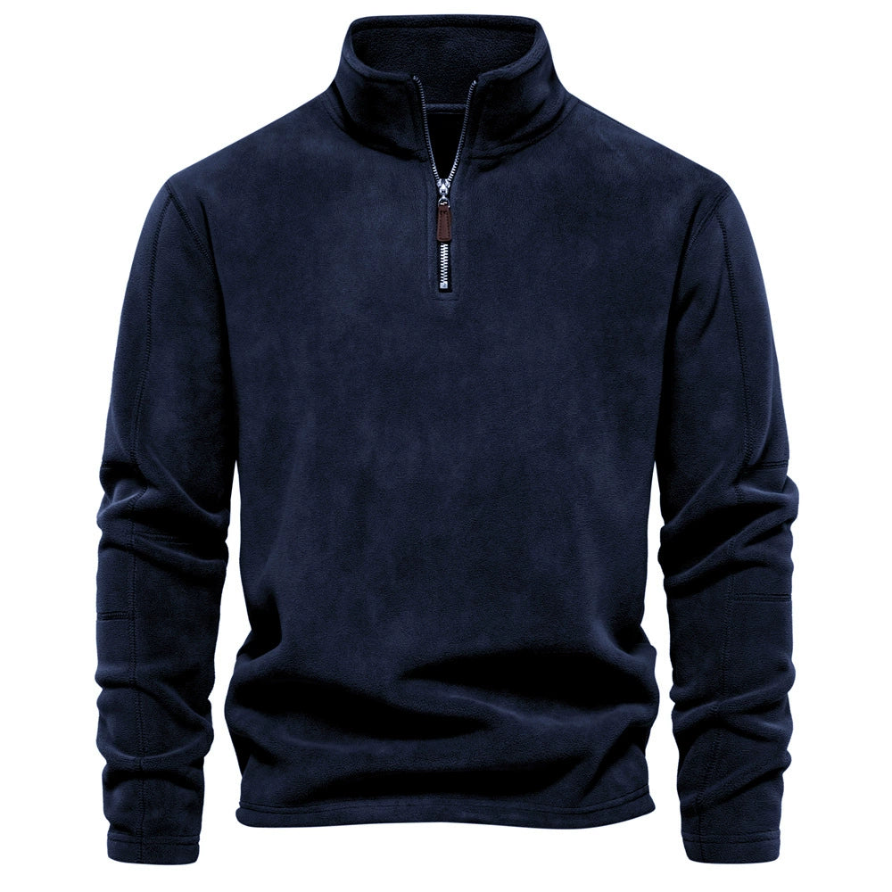 Half-Zip Sweatshirt – Fleece Long Sleeve