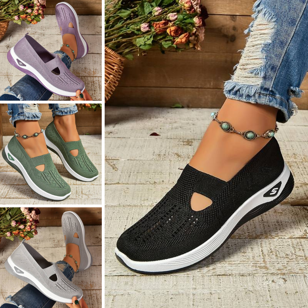 LYVENA BREATHABLE KNIT COMFORT SNEAKERS
