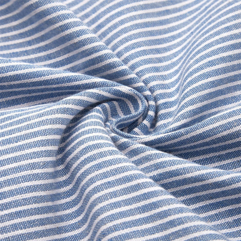 STRIARA COMFORT STRIPED MIDI DRESS
