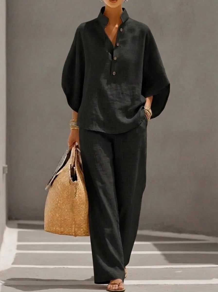 Chic Linen Comfort Set