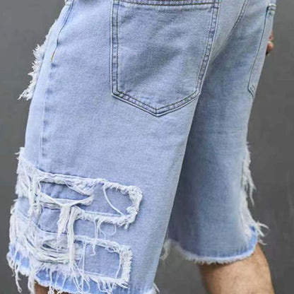 BECKETT DISTRESSED DENIM SHORTS