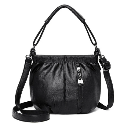 Sofia Leather Bucket Bag
