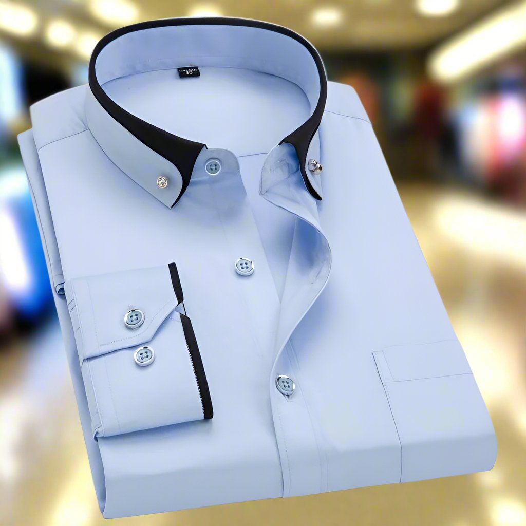 Albert: Classic Cotton Shirt With Long Sleeves