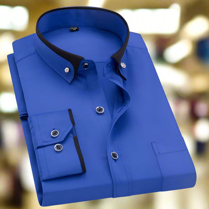 Albert: Classic Cotton Shirt With Long Sleeves