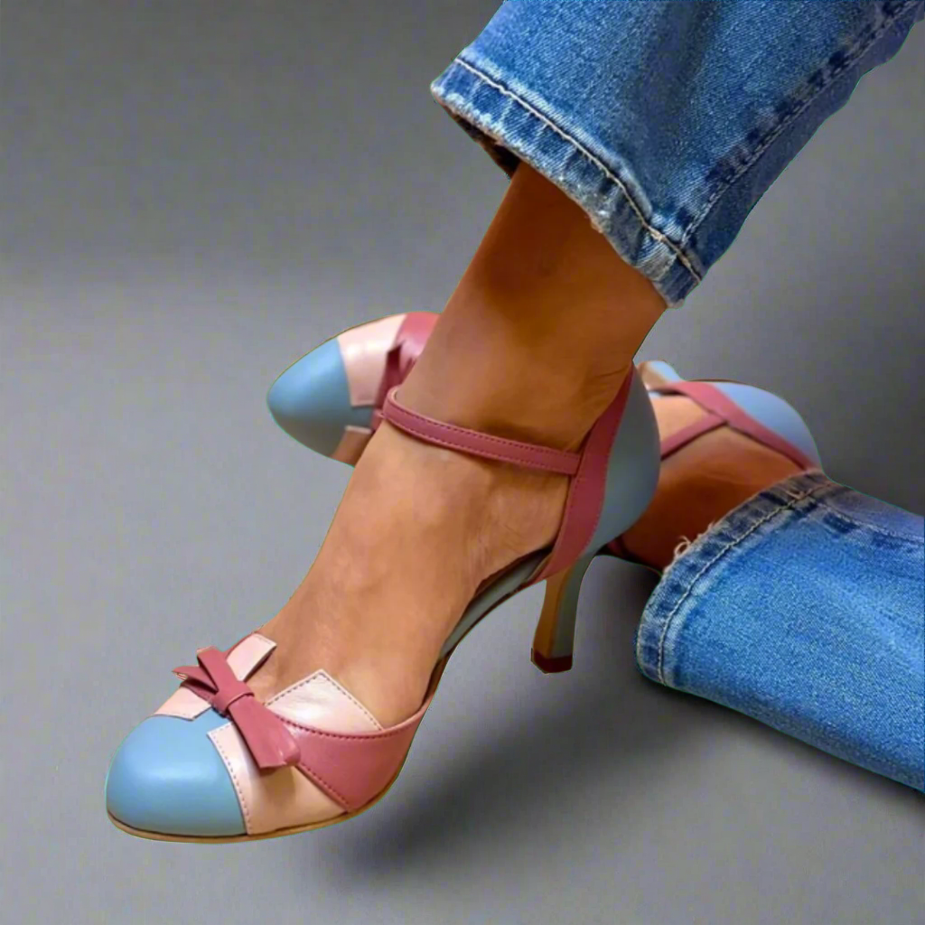 Elise | Comfortable leather heels