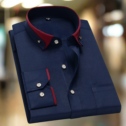 Albert: Classic Cotton Shirt With Long Sleeves