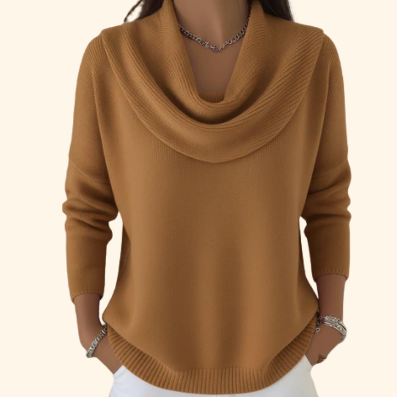 MADELINE COLLARED ELEGANCE SWEATER