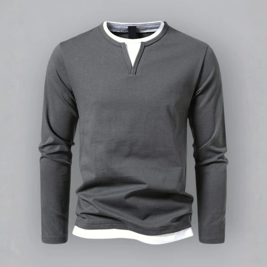 Elio Classic Long‑Sleeve Tee