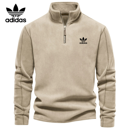 Half-Zip Sweatshirt – Fleece Long Sleeve