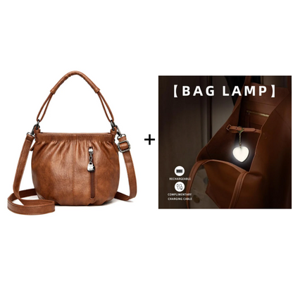 Sofia Leather Bucket Bag
