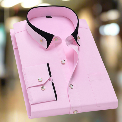 Albert: Classic Cotton Shirt With Long Sleeves