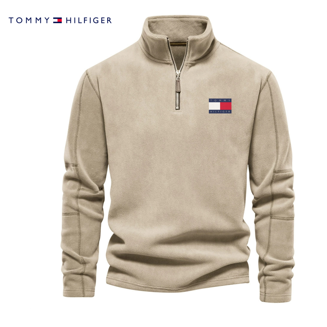 Half-Zip Sweatshirt – Fleece Long Sleeve