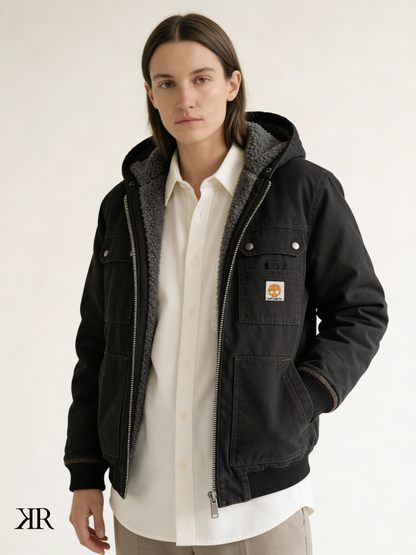 Harlan Fleece Utility Jacket