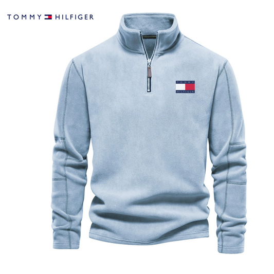 Half-Zip Sweatshirt – Fleece Long Sleeve