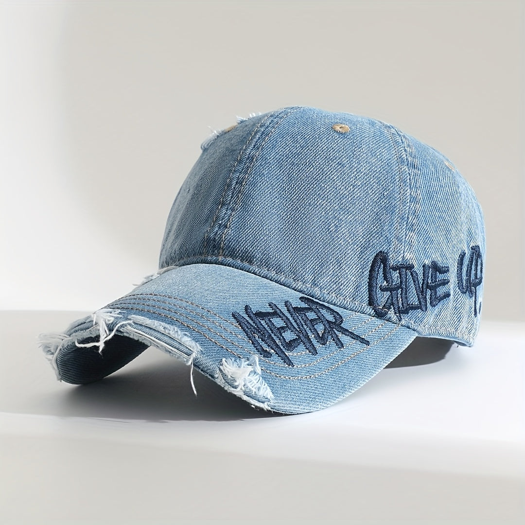Never Give Up Vintage Cap