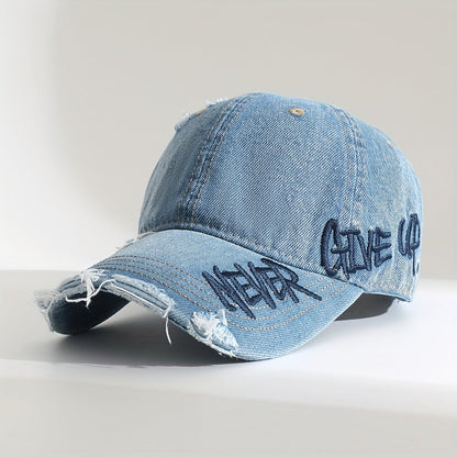 Never Give Up Vintage Cap