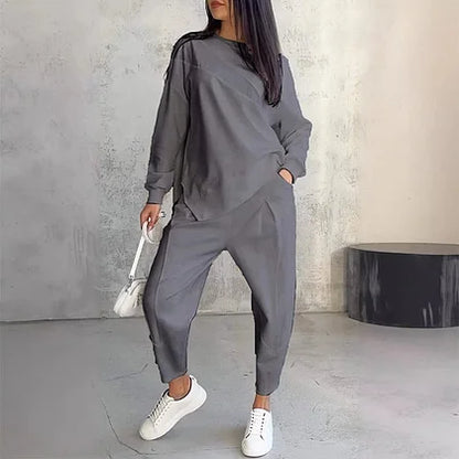ASYRA LONG SLEEVE SWEATER AND PANTS SET