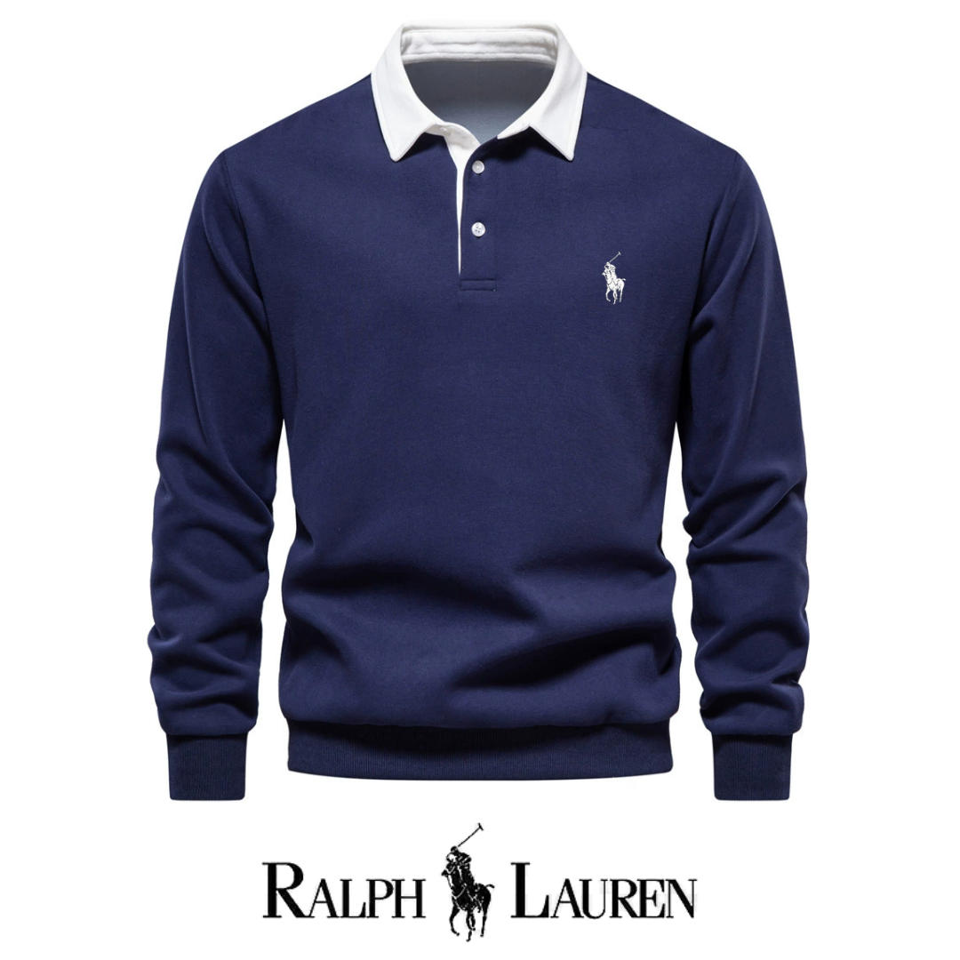 RL – Men’s Autumn Long-Sleeve Polo Neck Sweatshirt