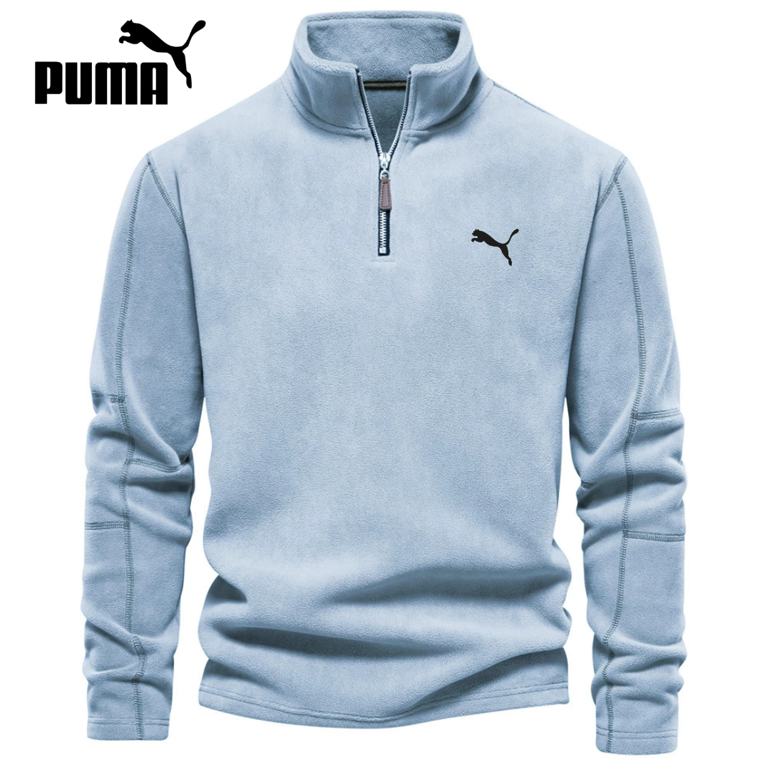 Half-Zip Sweatshirt – Fleece Long Sleeve