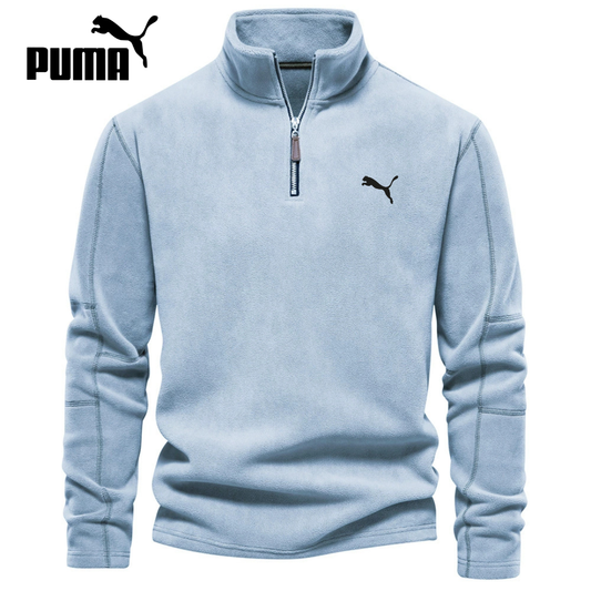 Half-Zip Sweatshirt – Fleece Long Sleeve