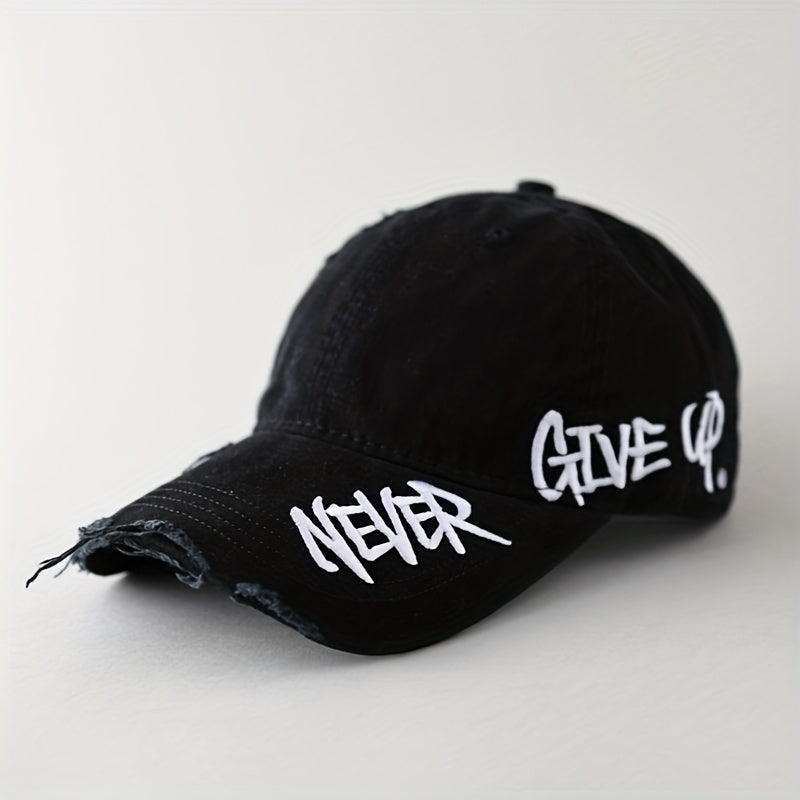 Never Give Up Vintage Cap
