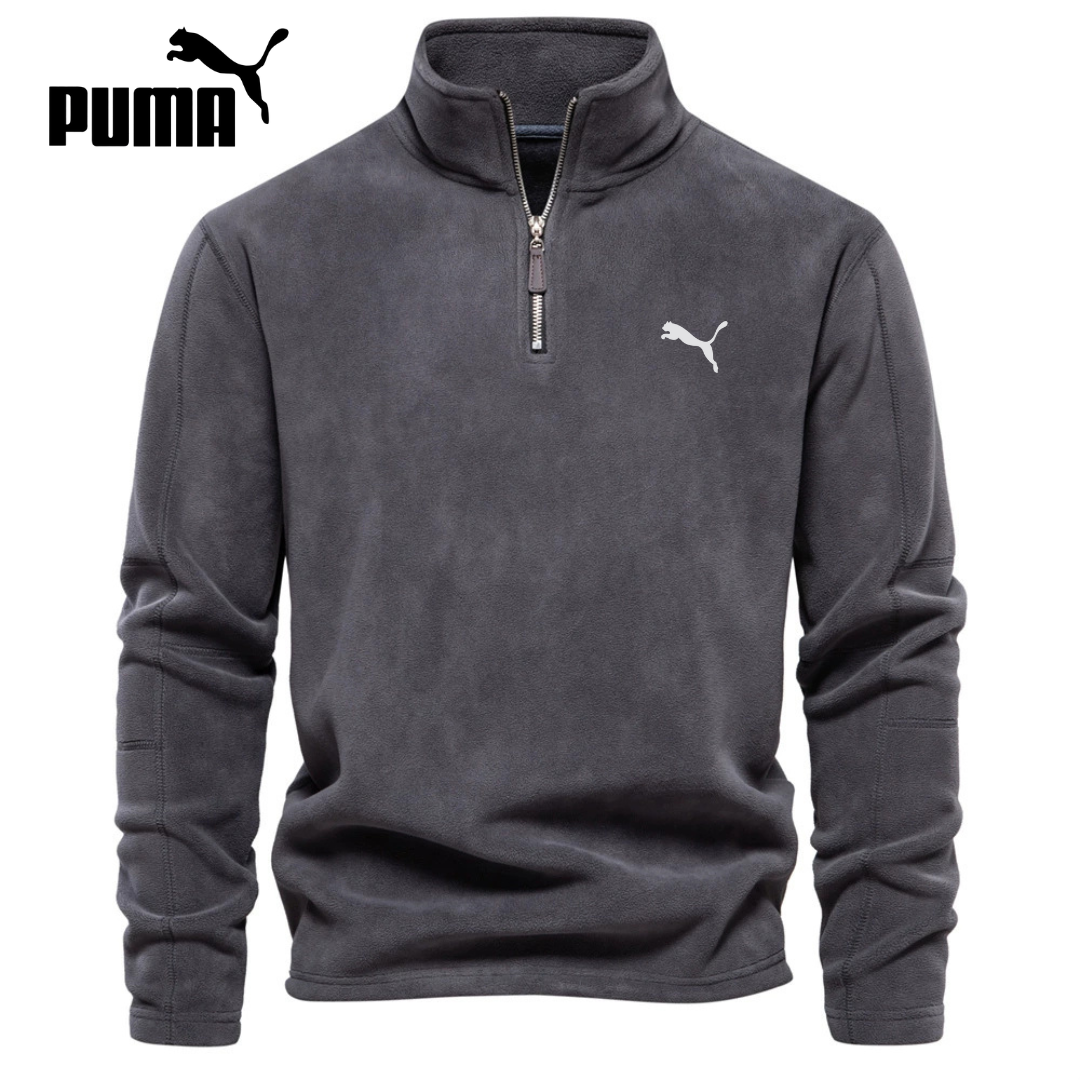 Half-Zip Sweatshirt – Fleece Long Sleeve