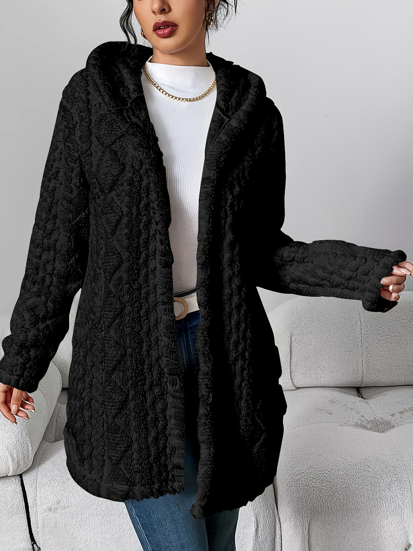 Sorella Cozy Fleece Cardigan