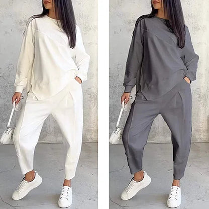 ASYRA LONG SLEEVE SWEATER AND PANTS SET