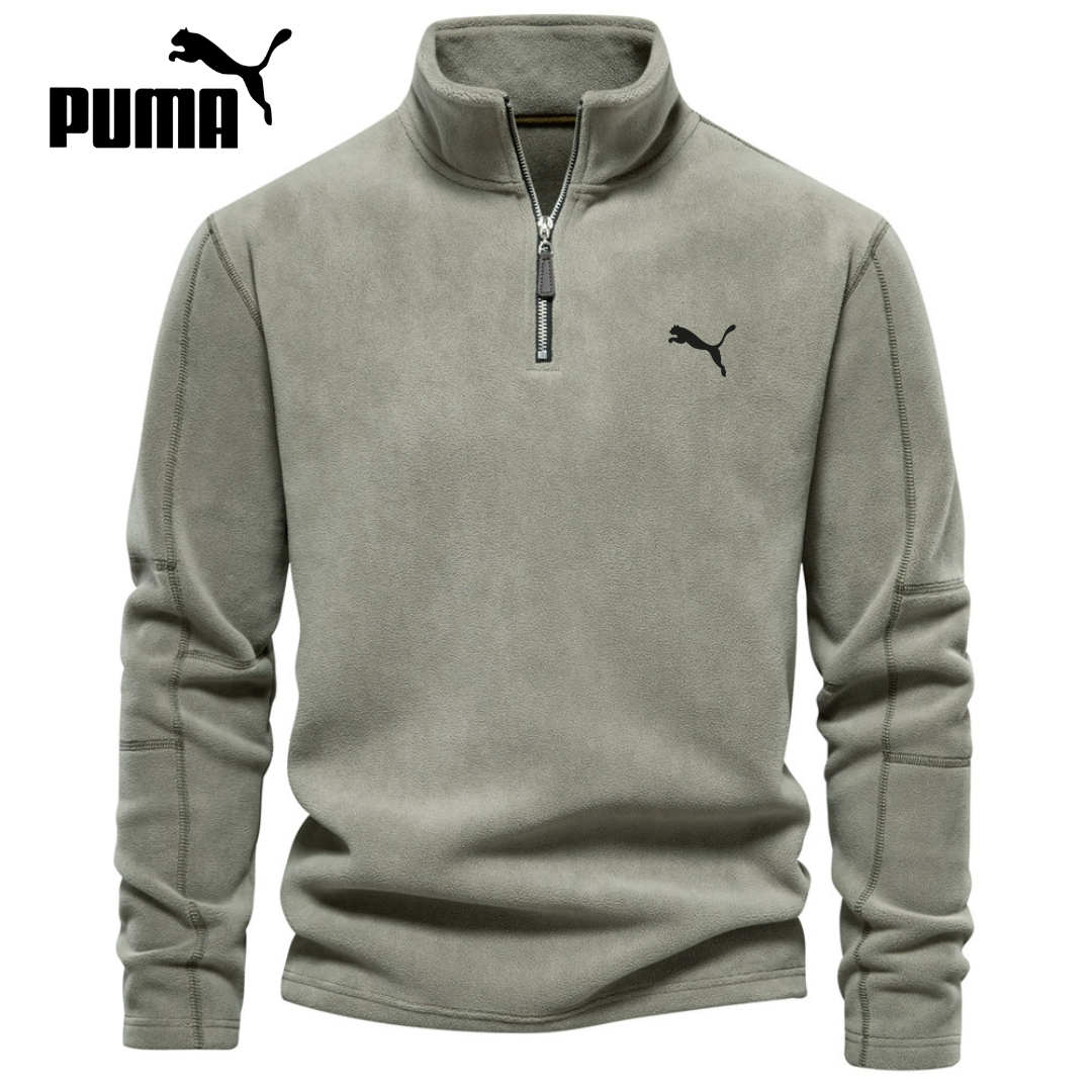 Half-Zip Sweatshirt – Fleece Long Sleeve