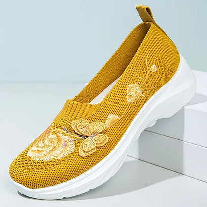 VELMORA BUTTERFLY EMBROIDERED LOAFERS