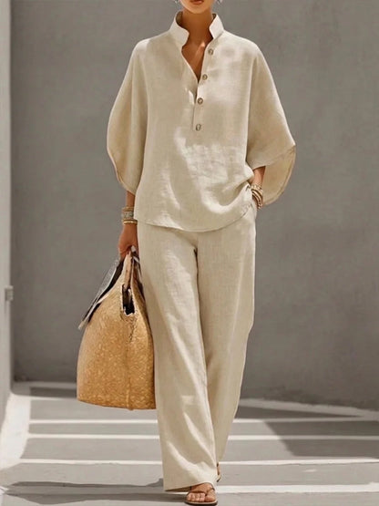 Chic Linen Comfort Set
