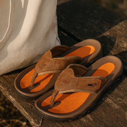 ALASTAIR LEATHER SANDALS