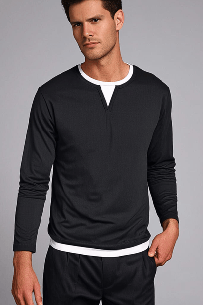 Elio Classic Long‑Sleeve Tee