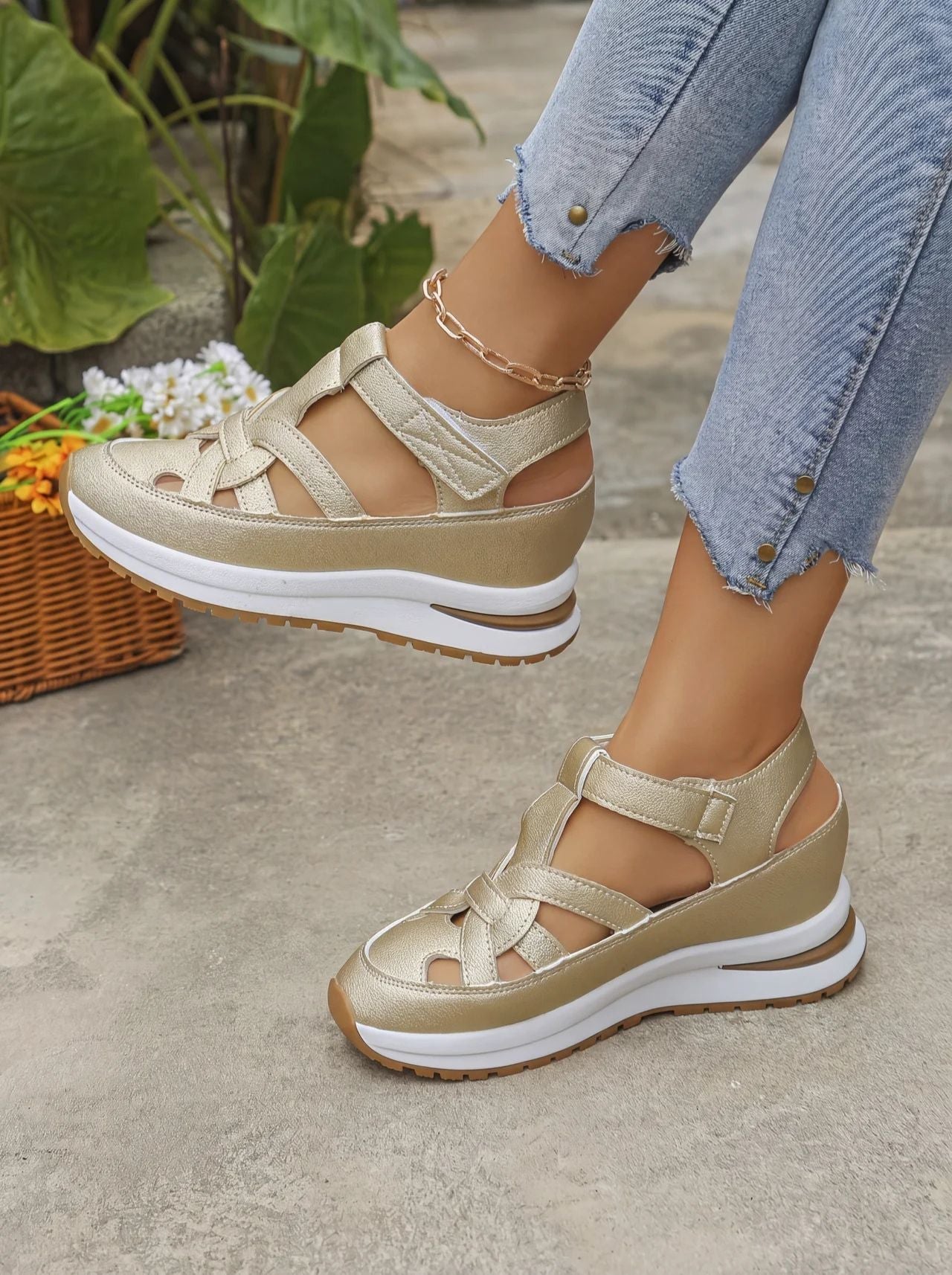 Women's Wedge Orthopaedic Sandals