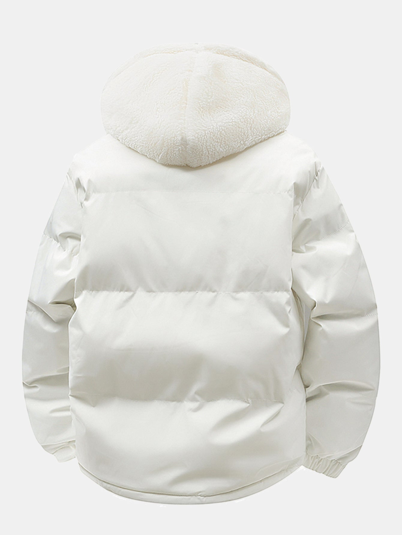2 In 1 Teddy Hooded Puffer Coat
