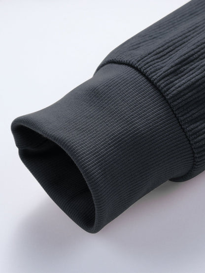 2 In 1 Crew Neck Stretch Corduroy Sweatshirt