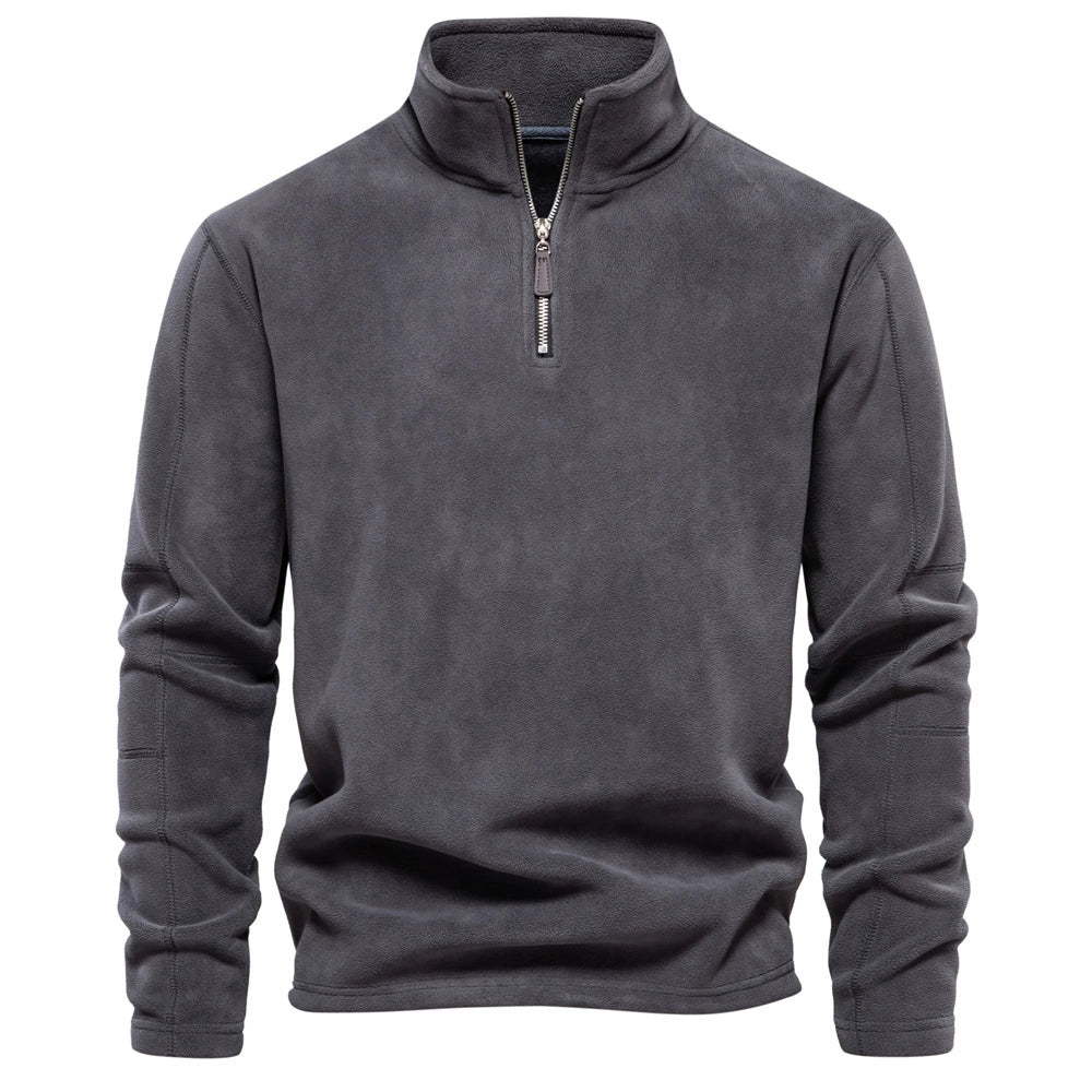 Half-Zip Sweatshirt – Fleece Long Sleeve