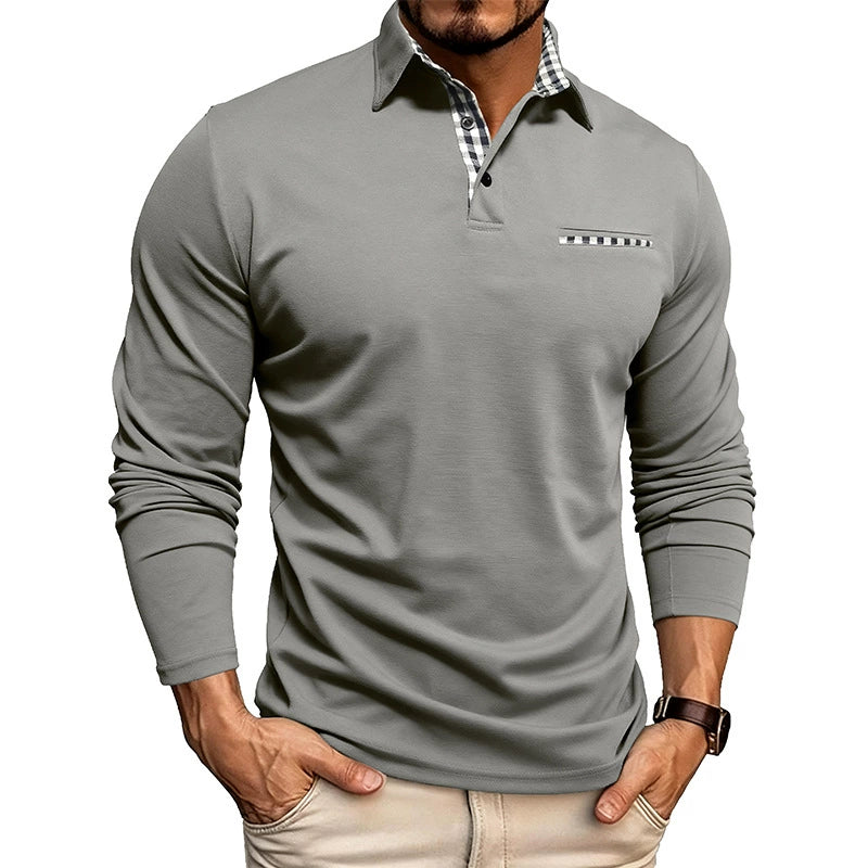 AERON BREATHABLE LONG-SLEEVE POLO SHIRT