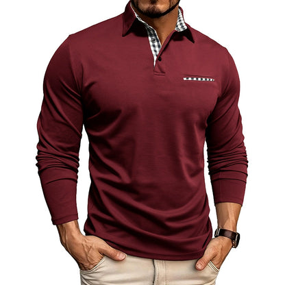 AERON BREATHABLE LONG-SLEEVE POLO SHIRT