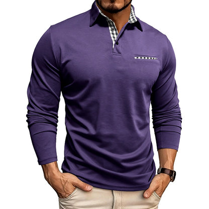 AERON BREATHABLE LONG-SLEEVE POLO SHIRT