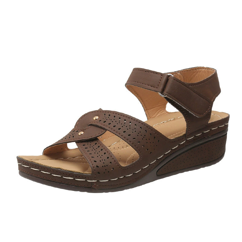 VELARA PLATFORM WEDGE SANDALS