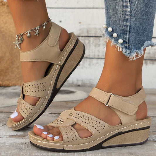 ZARESSA PLATFORM WEDGE SANDALS