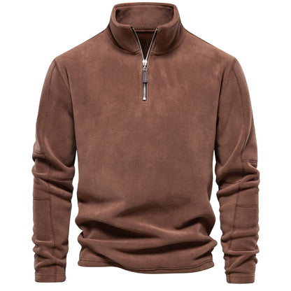 Half-Zip Sweatshirt – Fleece Long Sleeve