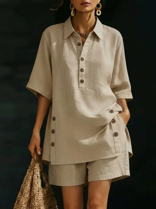 EVELYN LINEN LOUNGE SET