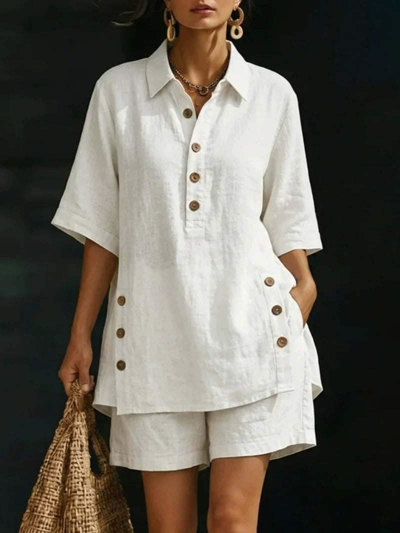 EVELYN LINEN LOUNGE SET