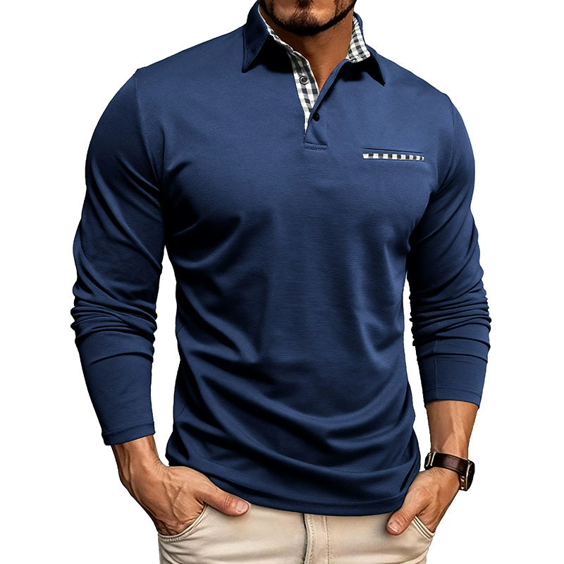AERON BREATHABLE LONG-SLEEVE POLO SHIRT